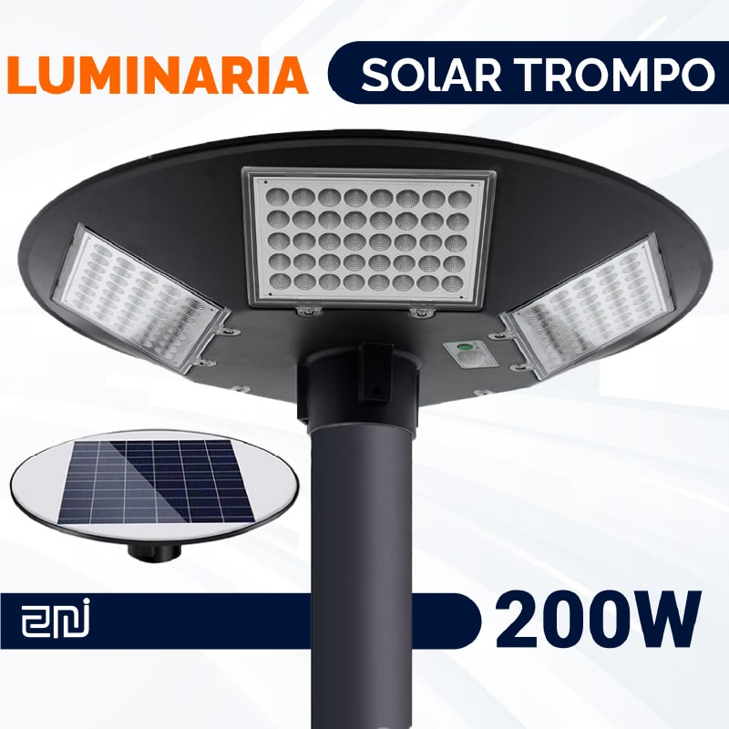 Farola solar LED COMPAC - LLUMOR: Tienda online radiadores bajo consumo e  iluminación LED