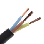 Cable encauchetado de 3 lineas X 100 M