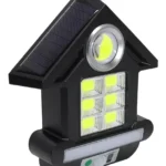 Aplique Solar Tipo Casa Blanca 81 Leds 3W - 30W + Luz Emergencia Roja/Azul