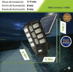 Lámpara Alumbrado Público SOLAR 400W - Image 2