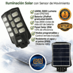 Lámpara Alumbrado Público SOLAR 400W