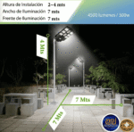 Lámpara Alumbrado Público SOLAR 300W - Image 2